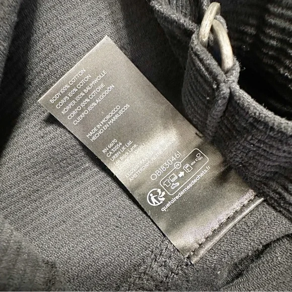 NEW Free People We The Free High Roller Cord Black Jumpsuit XL - Picture 12 of 13